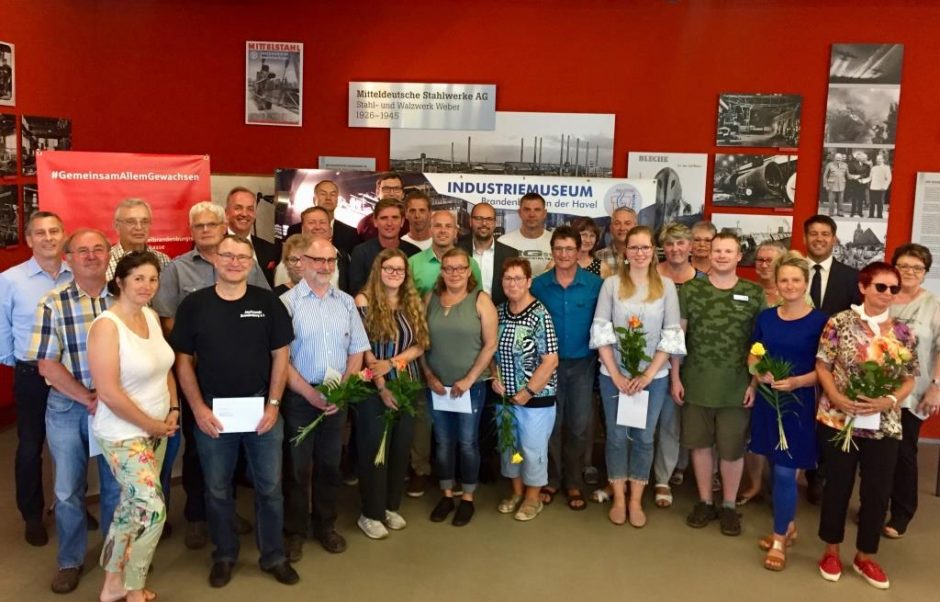 2019 06 17 Übergabe von Spenden in Brandenburg an der Havel